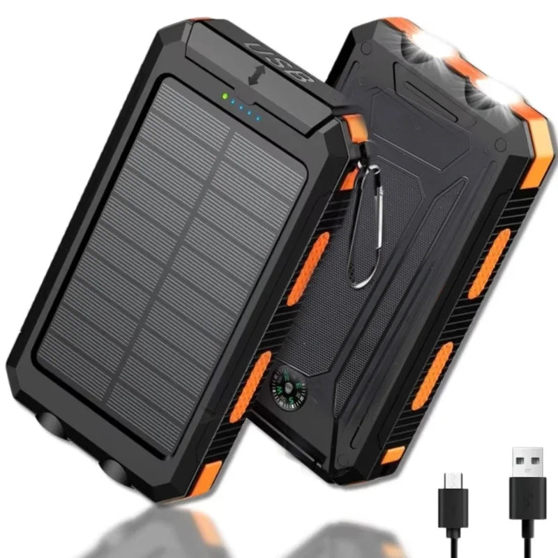 Solar Power Bank – 20,000mAh Emergency Charger