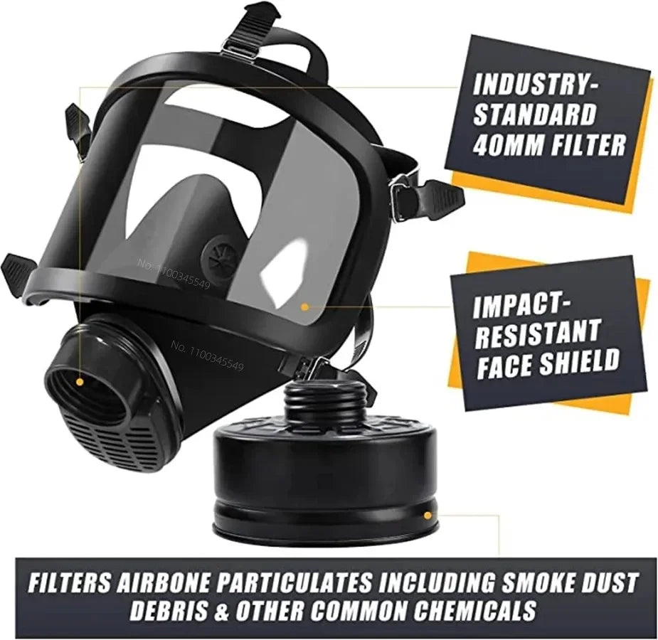 Full Face Gas Mask – Chemical & Biological Protection