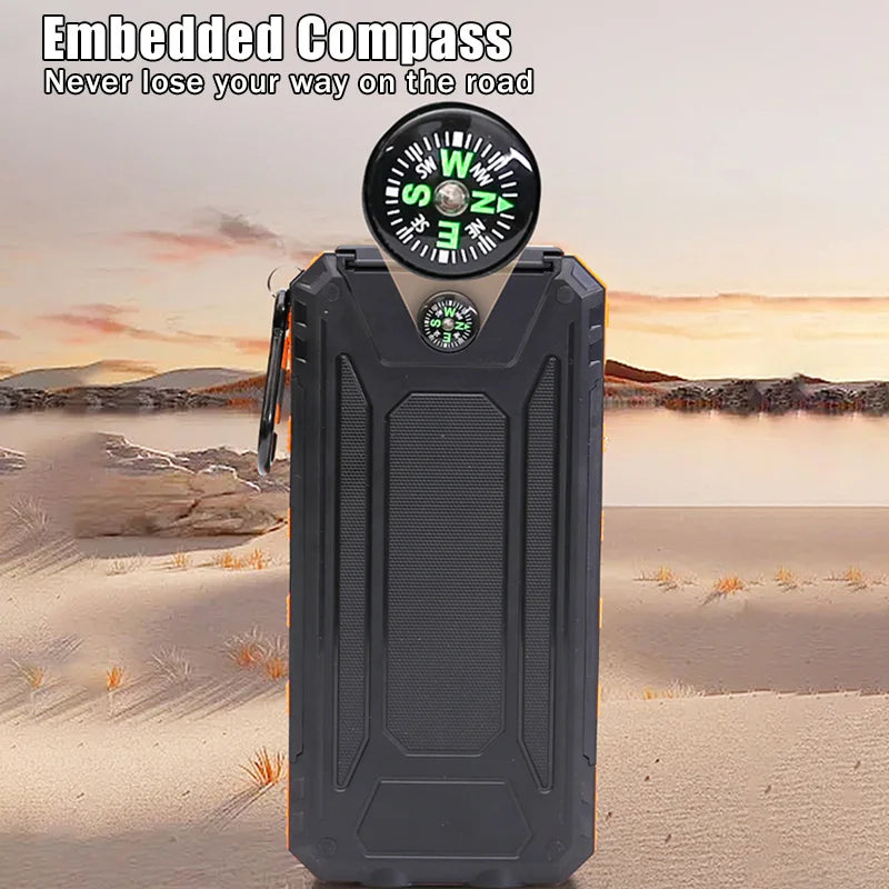 Solar Power Bank – 20,000mAh Emergency Charger