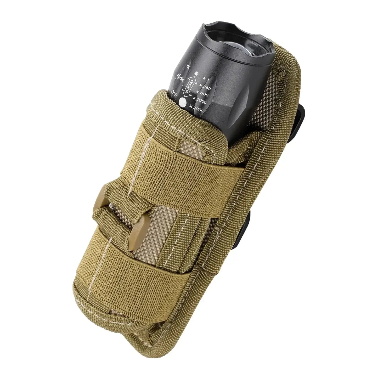 Flashlight Holster – Tactical Pouch with Belt Clip